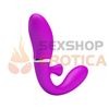 Vibradora de punto G con succionador de clitoris y carga USB